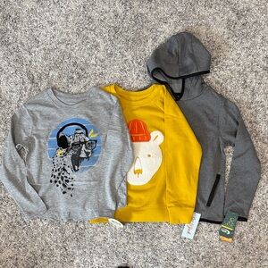 BUNDLE OF NEW: Kids'Tops - Brands: Cat & Jack, MTA sport, colorful planet
